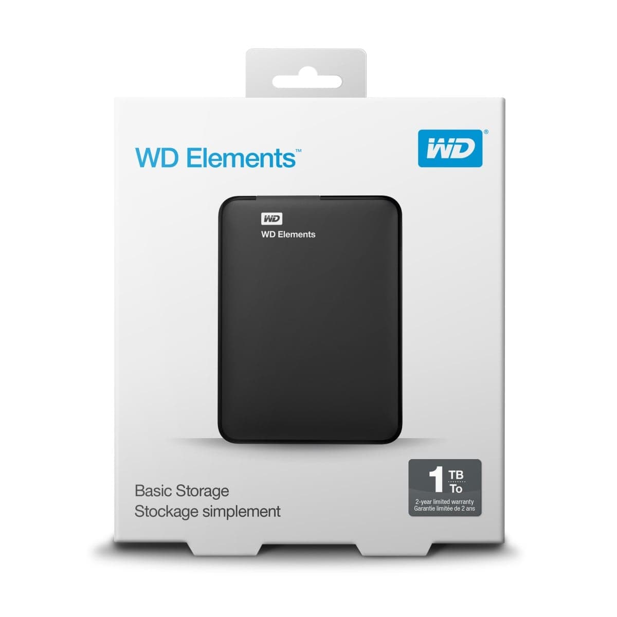 WD Elements Portable WDBUZG0010BBK - Disco rígido - 1 TB - externa (portátil) - USB 3.0, miniatura 8