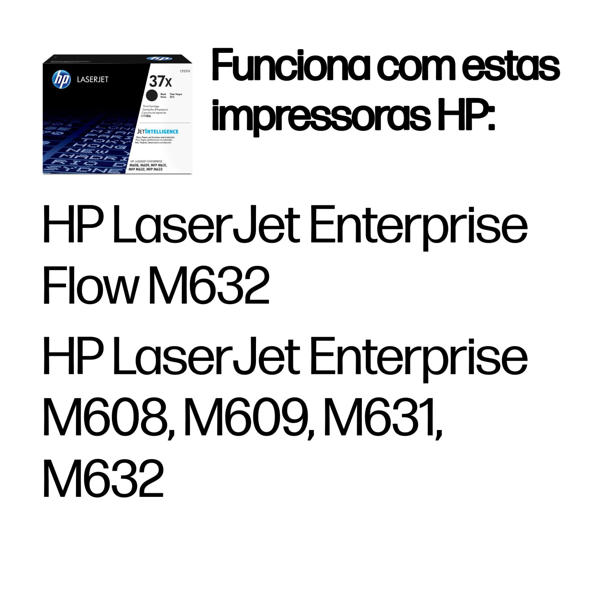 HP Toner LaserJet Original 37X Preto de elevado rendimento, miniatura 1