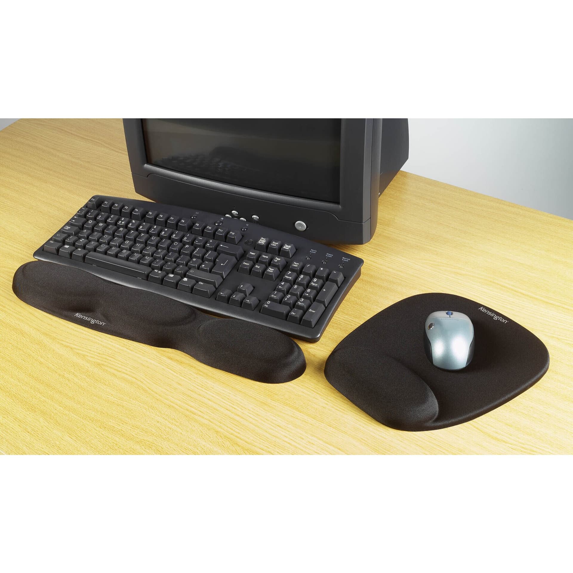 Kensington Apoio para pulsos de espuma para teclado em preto, miniatura 2