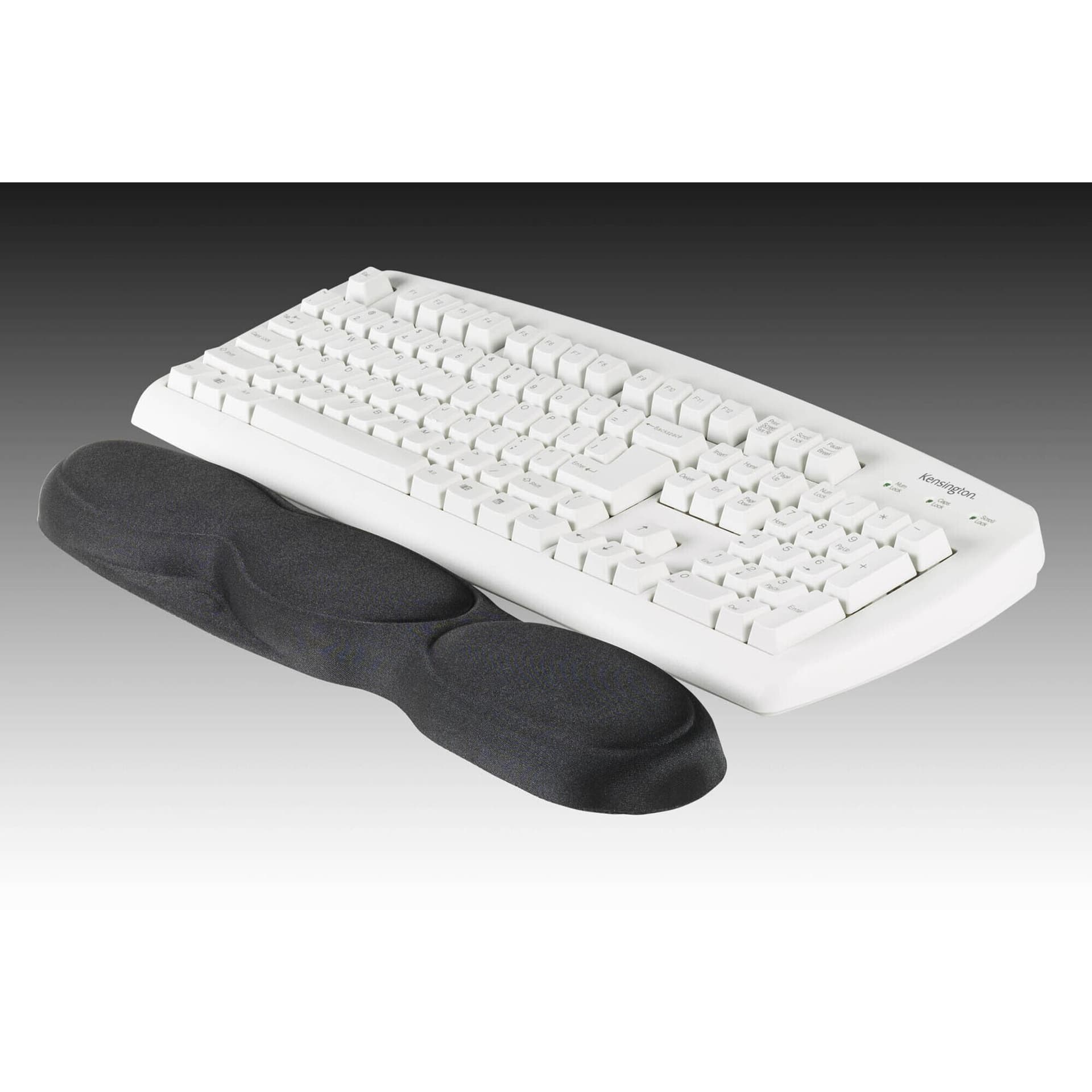 Kensington Apoio para pulsos de espuma para teclado em preto, miniatura 3