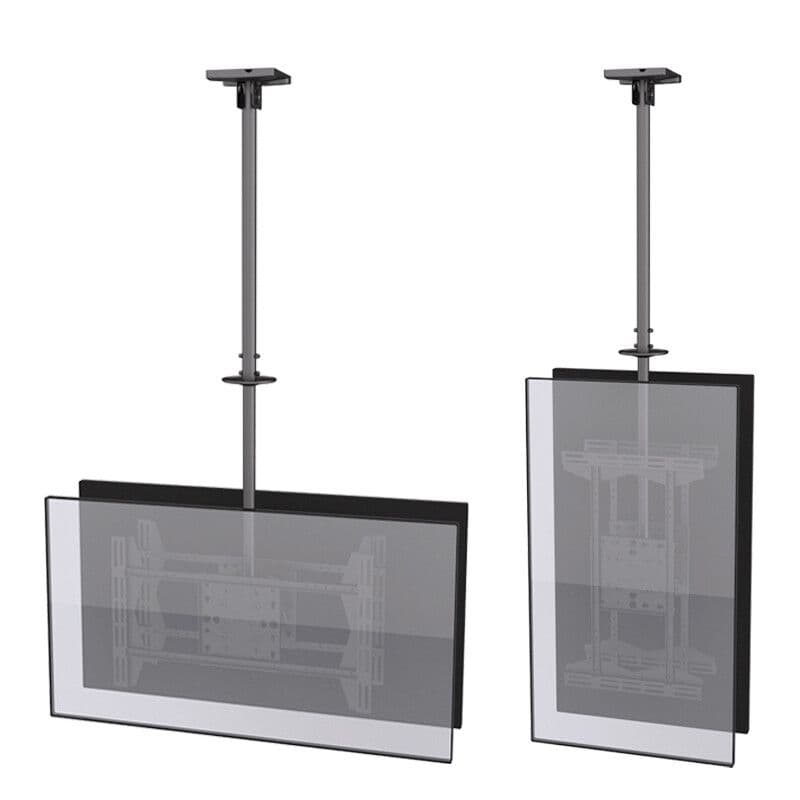 Equip Suporte de TV de ecrã duplo de 32“-75” para montagem no teto, miniatura 5