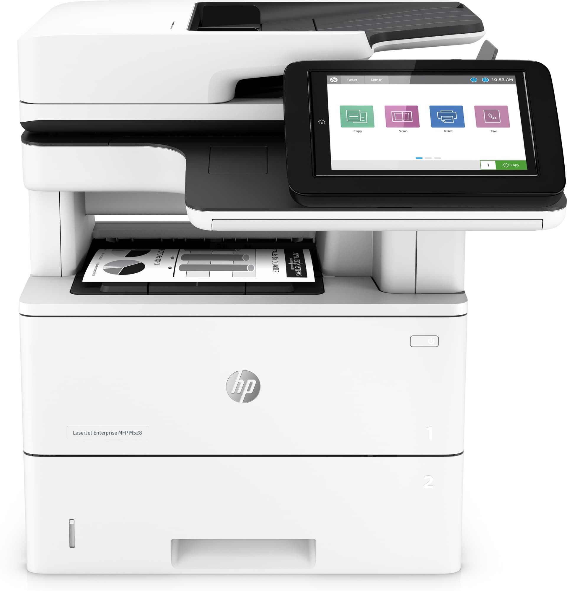 HP LaserJet Enterprise Multifunções M528dn, miniatura 1