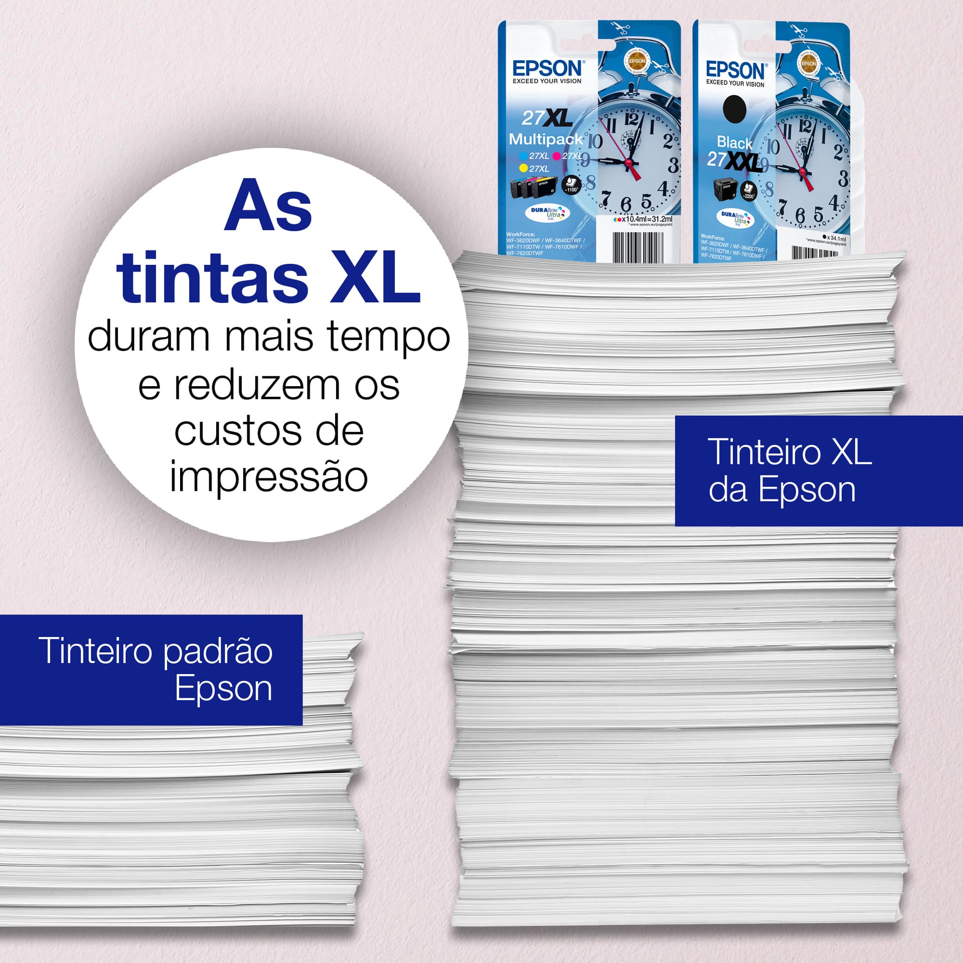 Epson Alarm clock Singlepack Magenta 27 DURABrite Ultra Ink, miniatura 3
