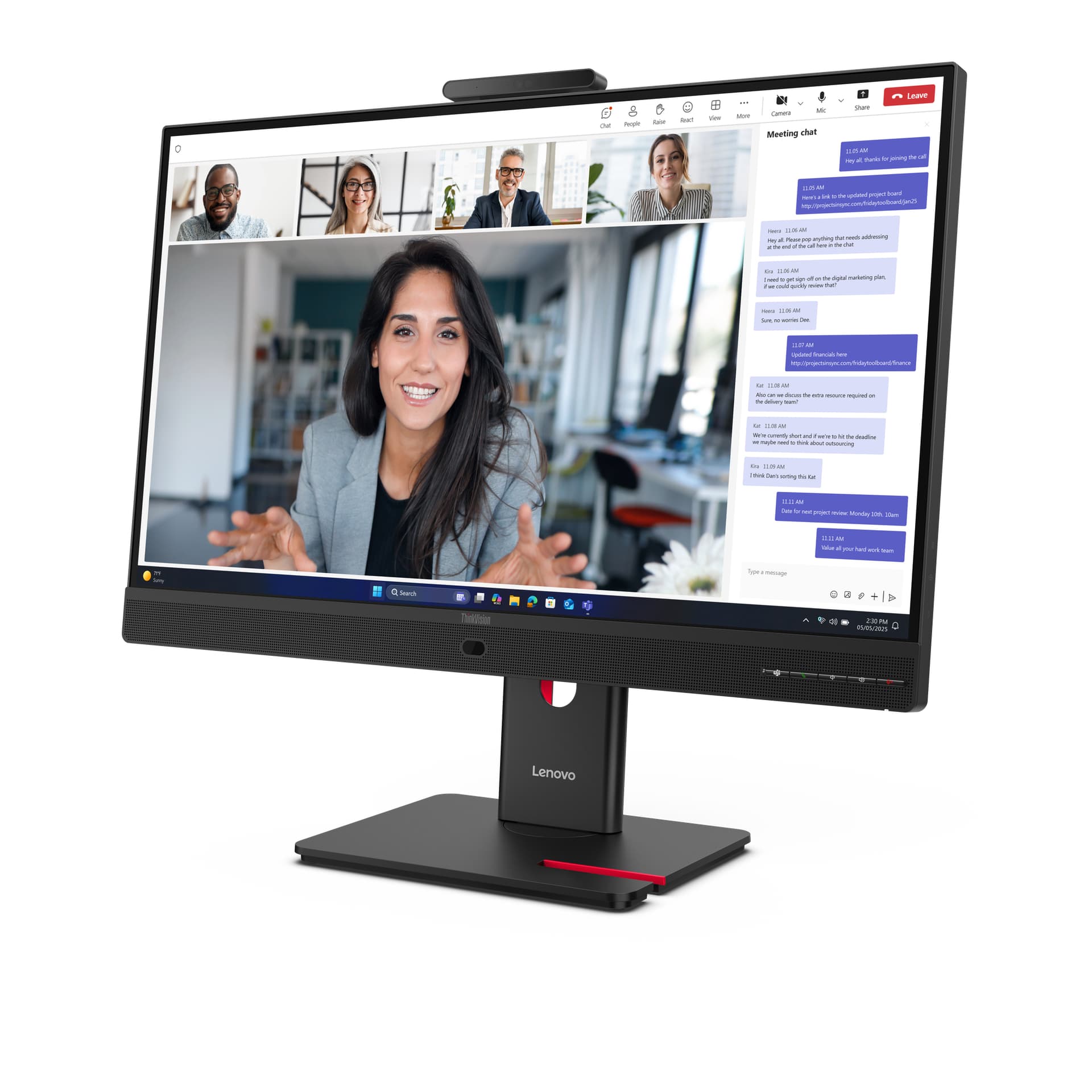 Lenovo ThinkVision T24-4v Monitor, miniatura 3