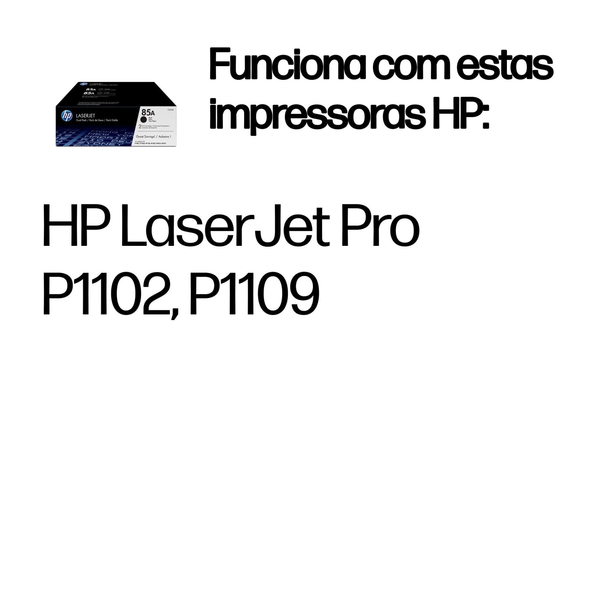 HP Conjunto Duplo de Toner LaserJet Original 85A Preto, miniatura 2