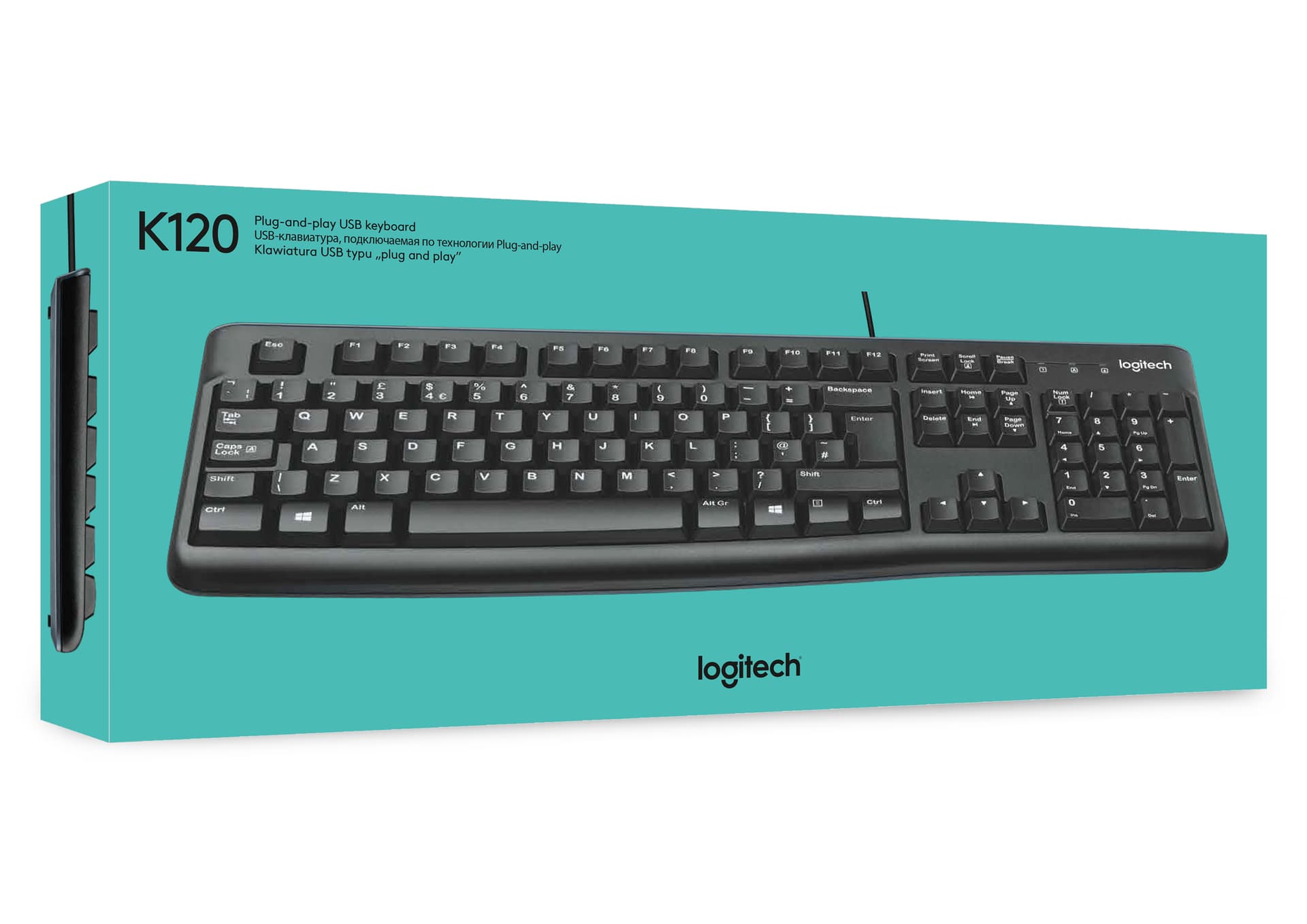 Logitech Keyboard K120 for Business, miniatura 7