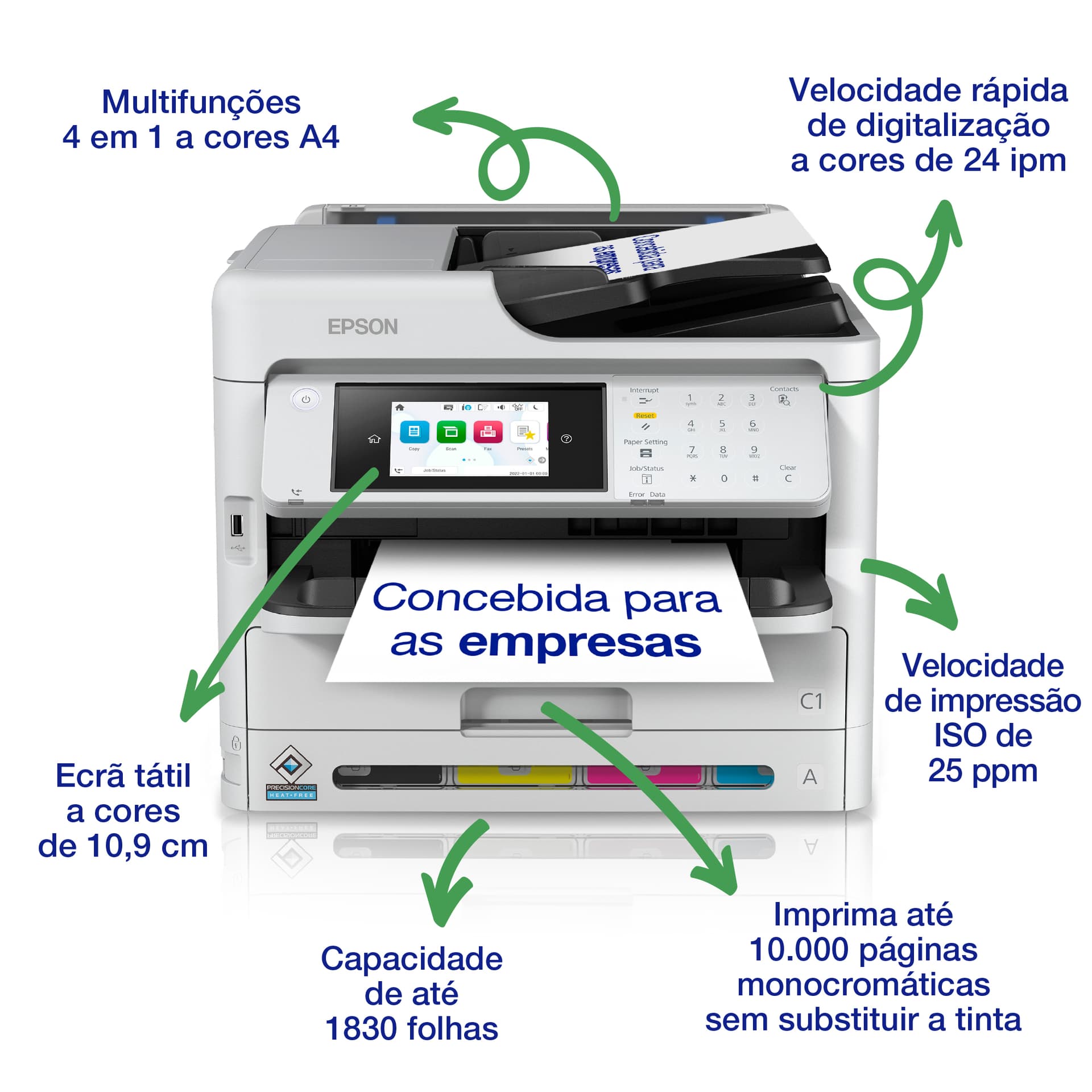 Epson WorkForce Pro WF-C5890DWF Printer, miniatura 11