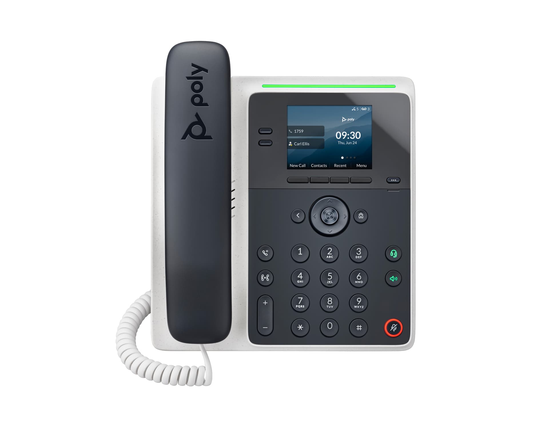 HP Poly Telefone IP Poly Edge E100 com PoE, miniatura 1