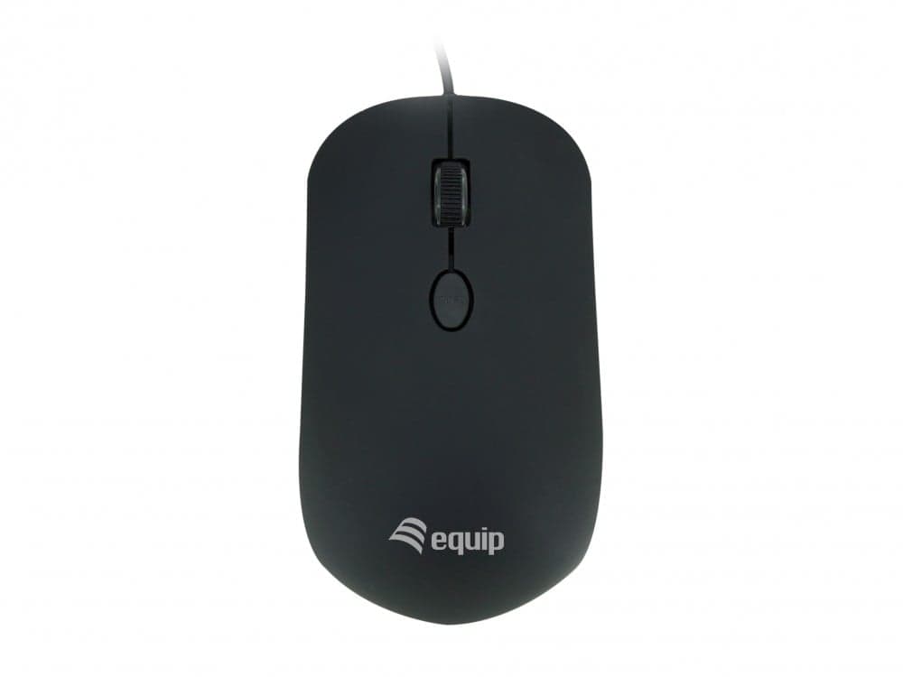 EQUIP LIFE RATO CONFORT BLACK USB 1600DPI, miniatura 1