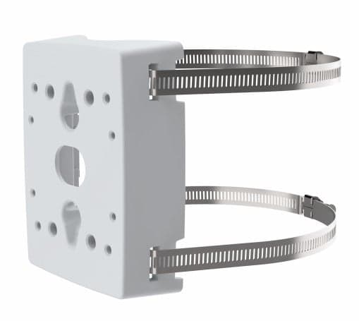 AXIS T91B47 (100-410 mm) - Kit de montagem da câmera - montagem no poste - interior, exterior - branco - para AXIS AXIS P3245, M3215, M4308, P1385, P1455, P3255, P3818, Q1951, Q1952, Q3536, Q3538, miniatura 1