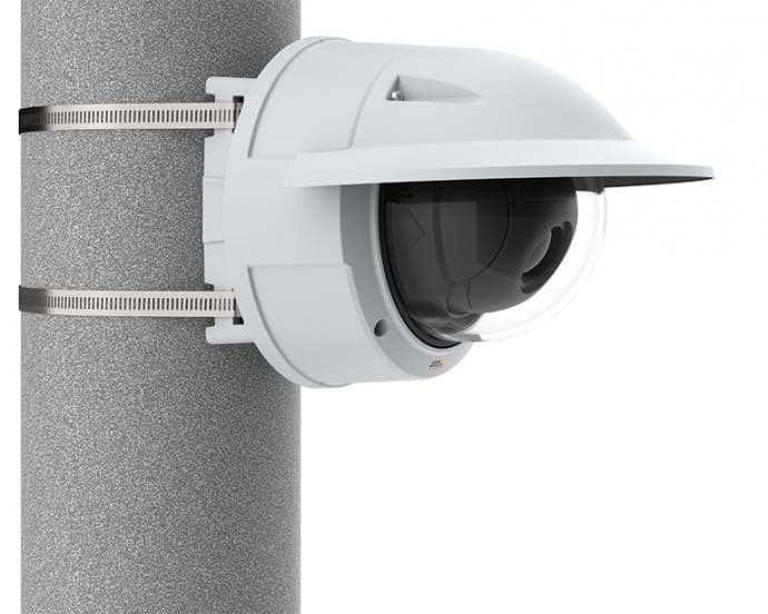 AXIS T91B47 (100-410 mm) - Kit de montagem da câmera - montagem no poste - interior, exterior - branco - para AXIS AXIS P3245, M3215, M4308, P1385, P1455, P3255, P3818, Q1951, Q1952, Q3536, Q3538, miniatura 2