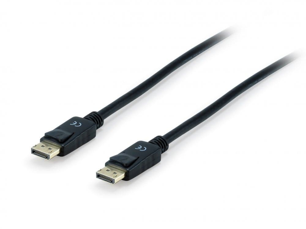 EQUIP CABO DISPLAY PORT 1.4 M/M 1.0M WITH LATCH PRETO, miniatura 1