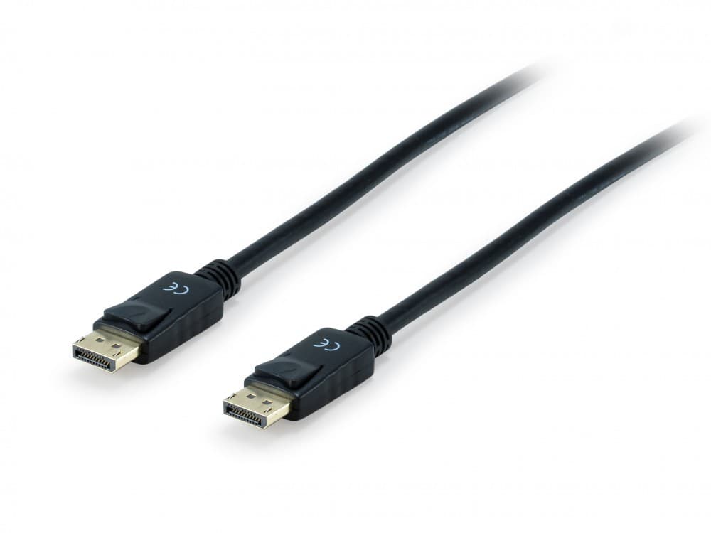 EQUIP CABO DISPLAY PORT 1.4 M/M 1.0M WITH LATCH PRETO, miniatura 3