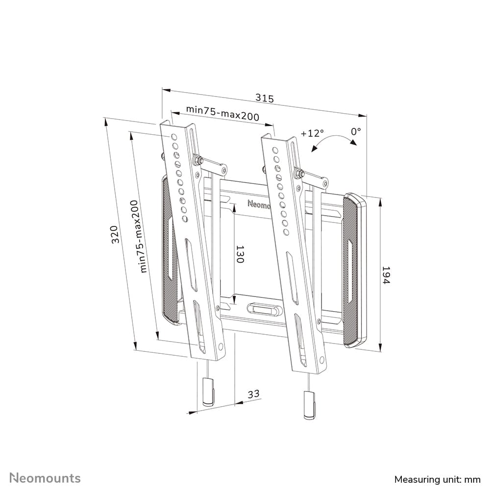 Neomounts WL35-550BL12, miniatura 19