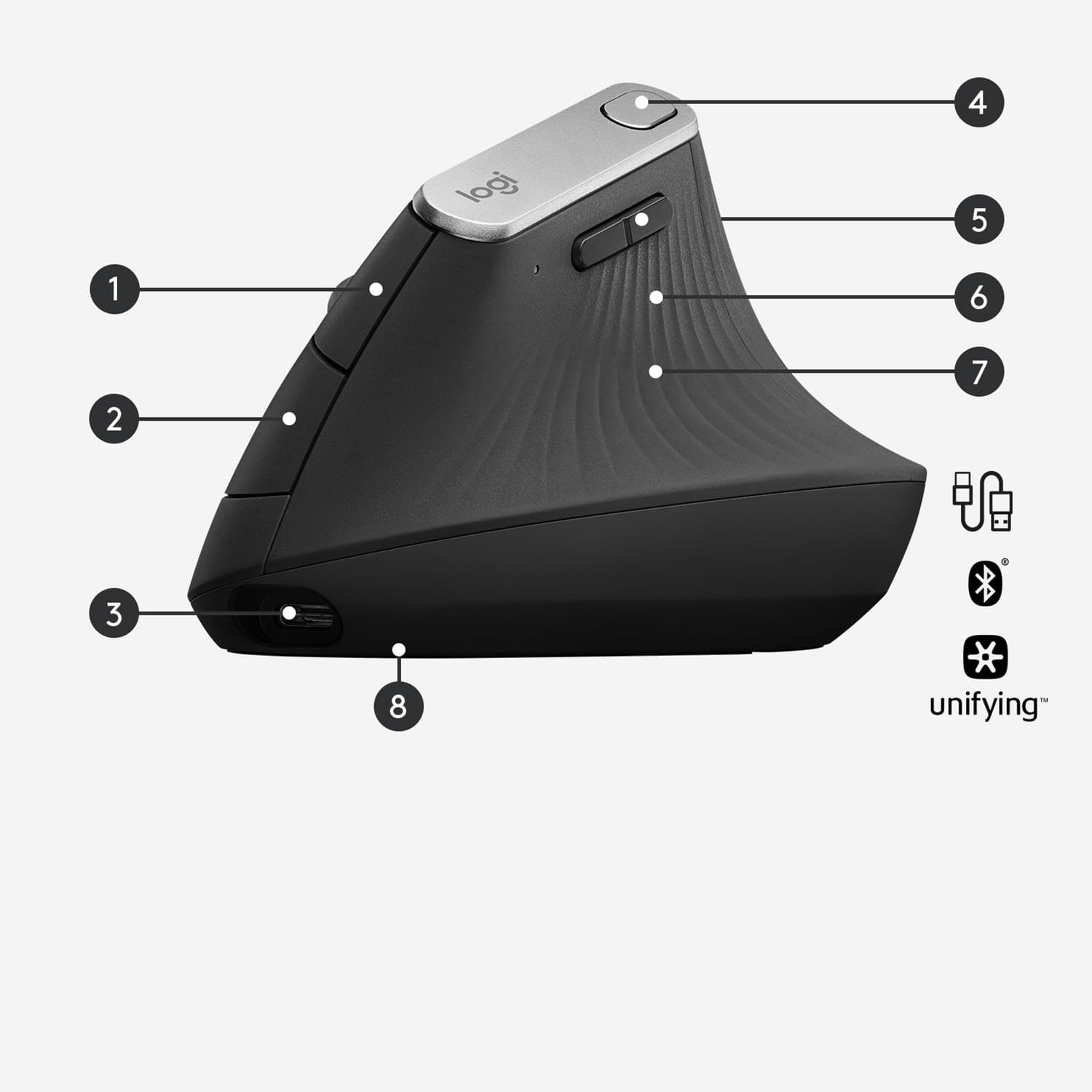 Logitech MX Vertical, miniatura 6
