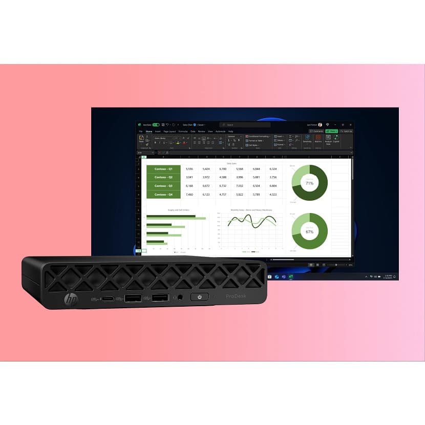 HP ProDesk 4 Mini G1i Desktop AI PC, miniatura 13