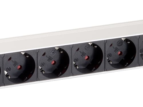 EQUIP REGUA 19" 8 TOMADAS SCHUKO C/INTERRUPTOR CABO 1.8M, miniatura 3