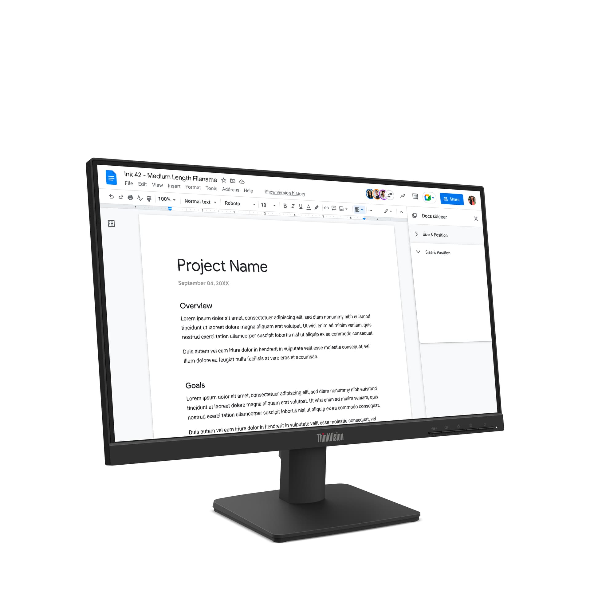 Lenovo ThinkVision S22-4e Monitor, miniatura 3