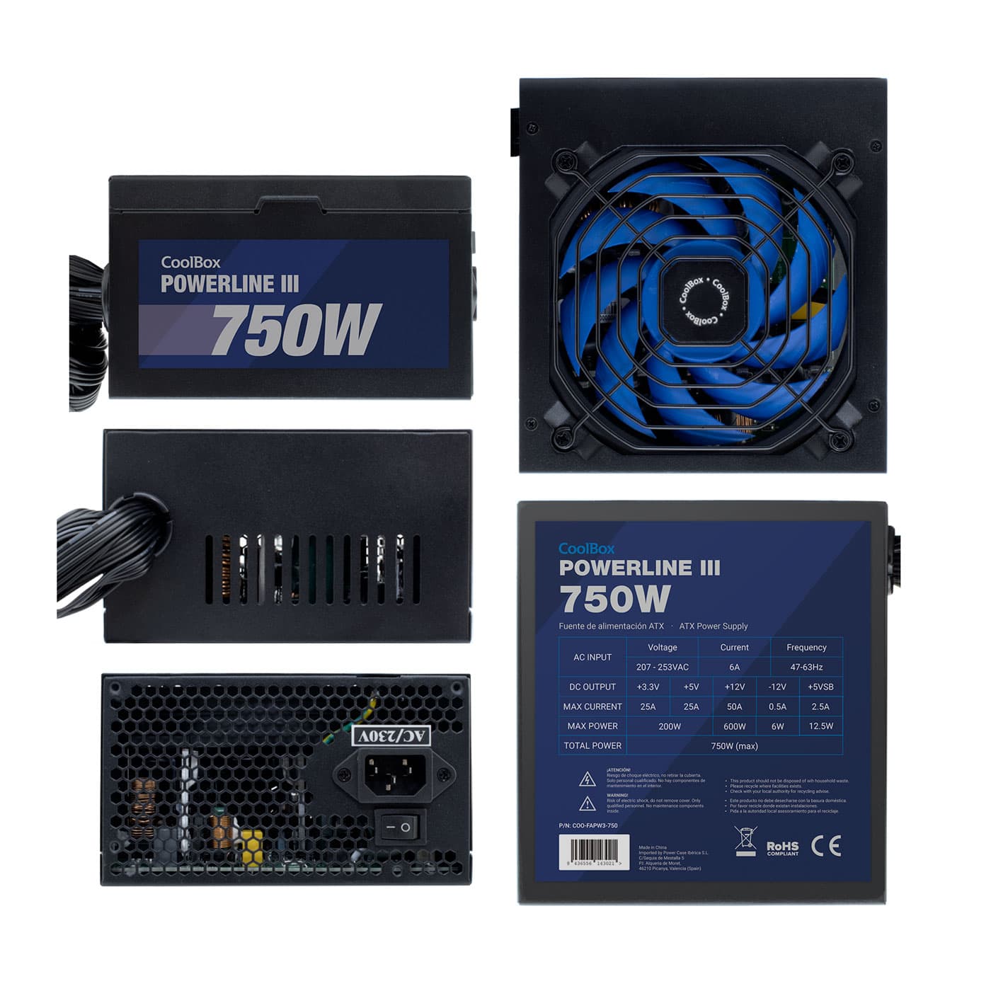 CoolBox Powerline III 750, miniatura 3
