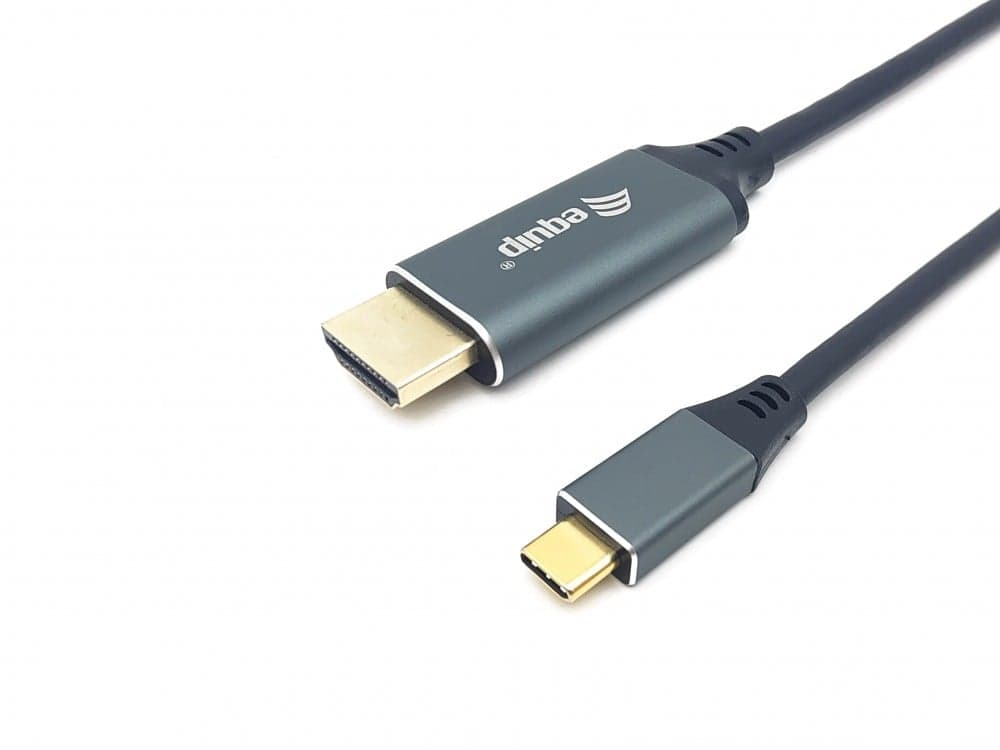 EQUIP CABO USB-C TO HDMI M/M 4K/60HZ ALUMINUM SHELL 3.0MT, miniatura 1