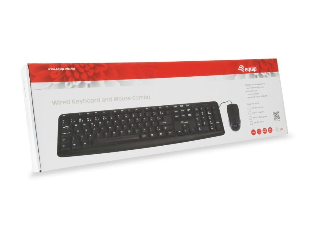 EQUIP LIFE TECLADO & RATO C/ FIOS USB, miniatura 5