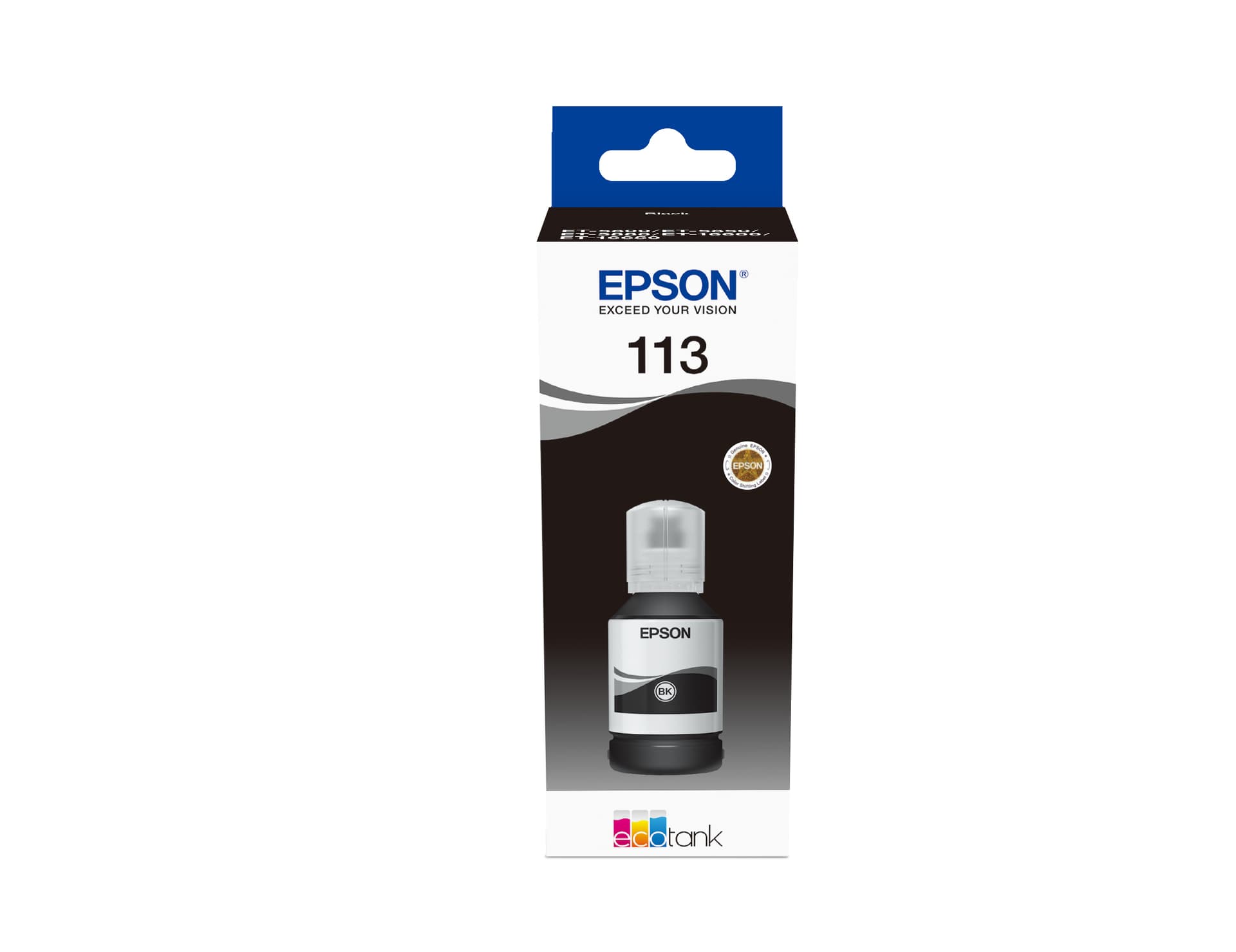 Epson 113 EcoTank Pigment Black ink bottle, miniatura 5