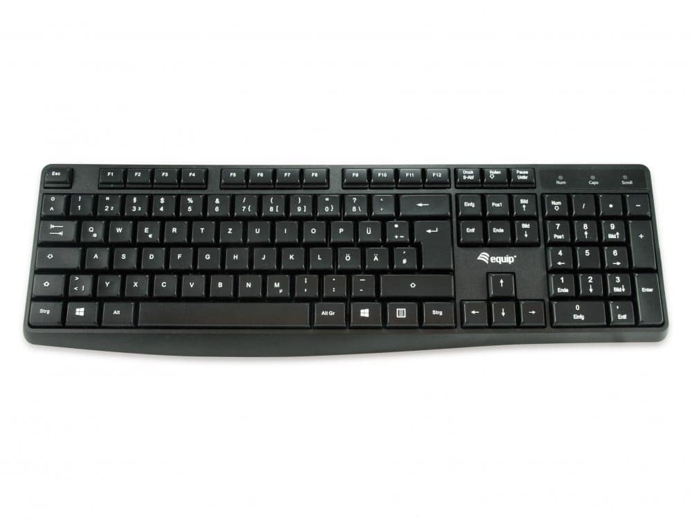 EQUIP LIFE TECLADO STANDARD 105 TECLAS USB BLACK #MEGA PROMO#, miniatura 1