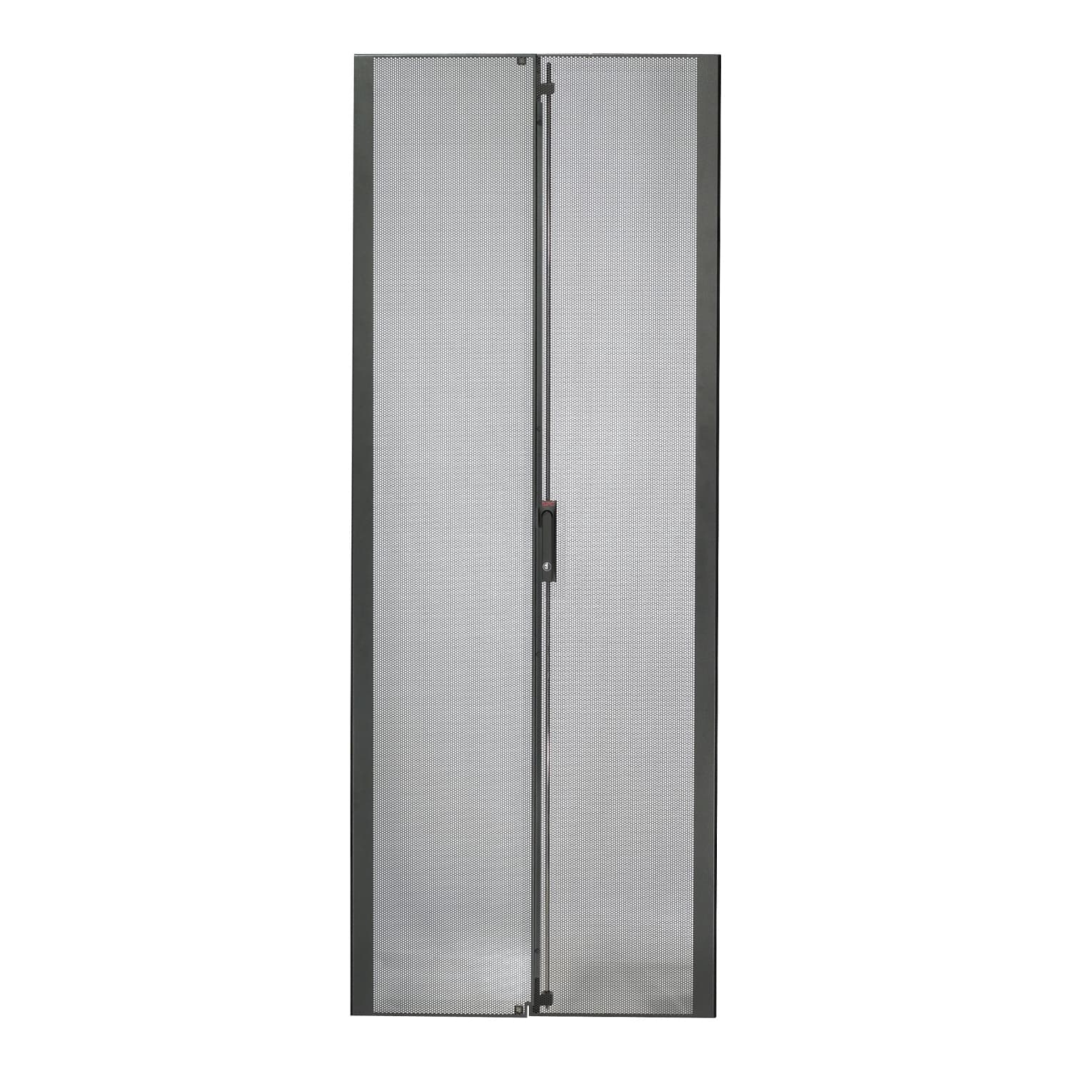 APC NetShelter SX 42U 600mm Wide Perforated Split Doors Black, miniatura 1