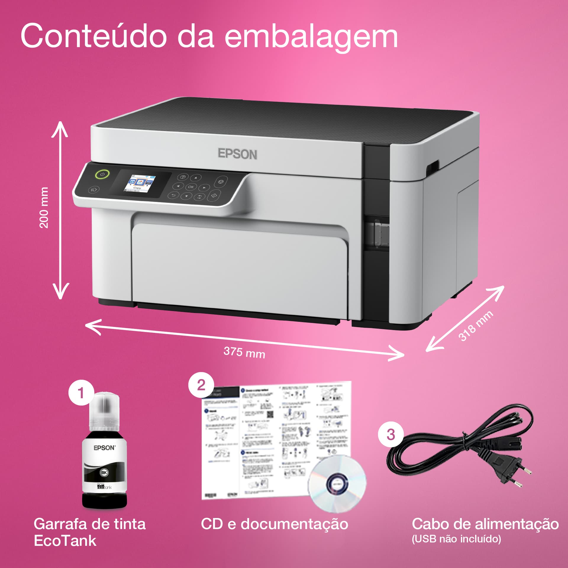 Epson EcoTank ET-M2120, miniatura 4