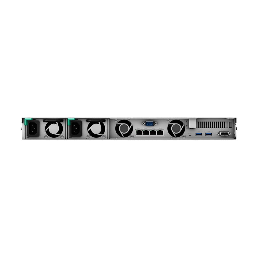 Synology RackStation RS1619xs+ - Servidor NAS - 4 baias - montável em bastidor - SATA 6Gb/s - RAID (expansão de disco rígido) 0, 1, 5, 6, 10, JBOD, RAID F1 - RAM 8 GB - Gigabit Ethernet - iSCSI assistência - 1U, miniatura 4