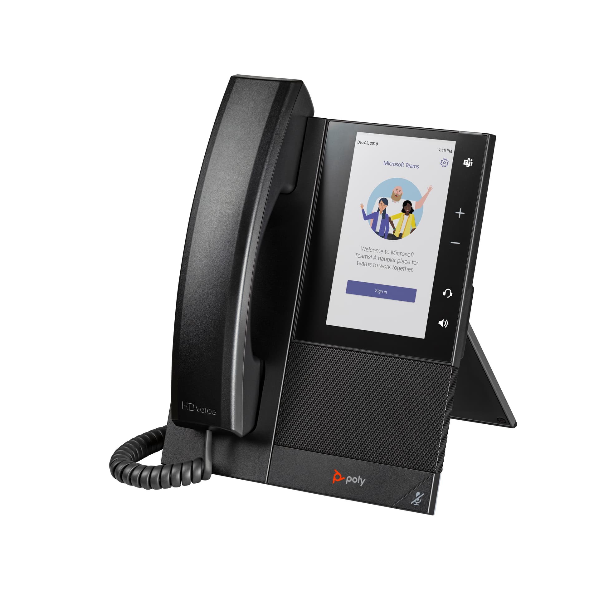 HP Poly Telefone Multimédia Empresarial Poly CCX 505 para Microsoft Teams com PoE, miniatura 5