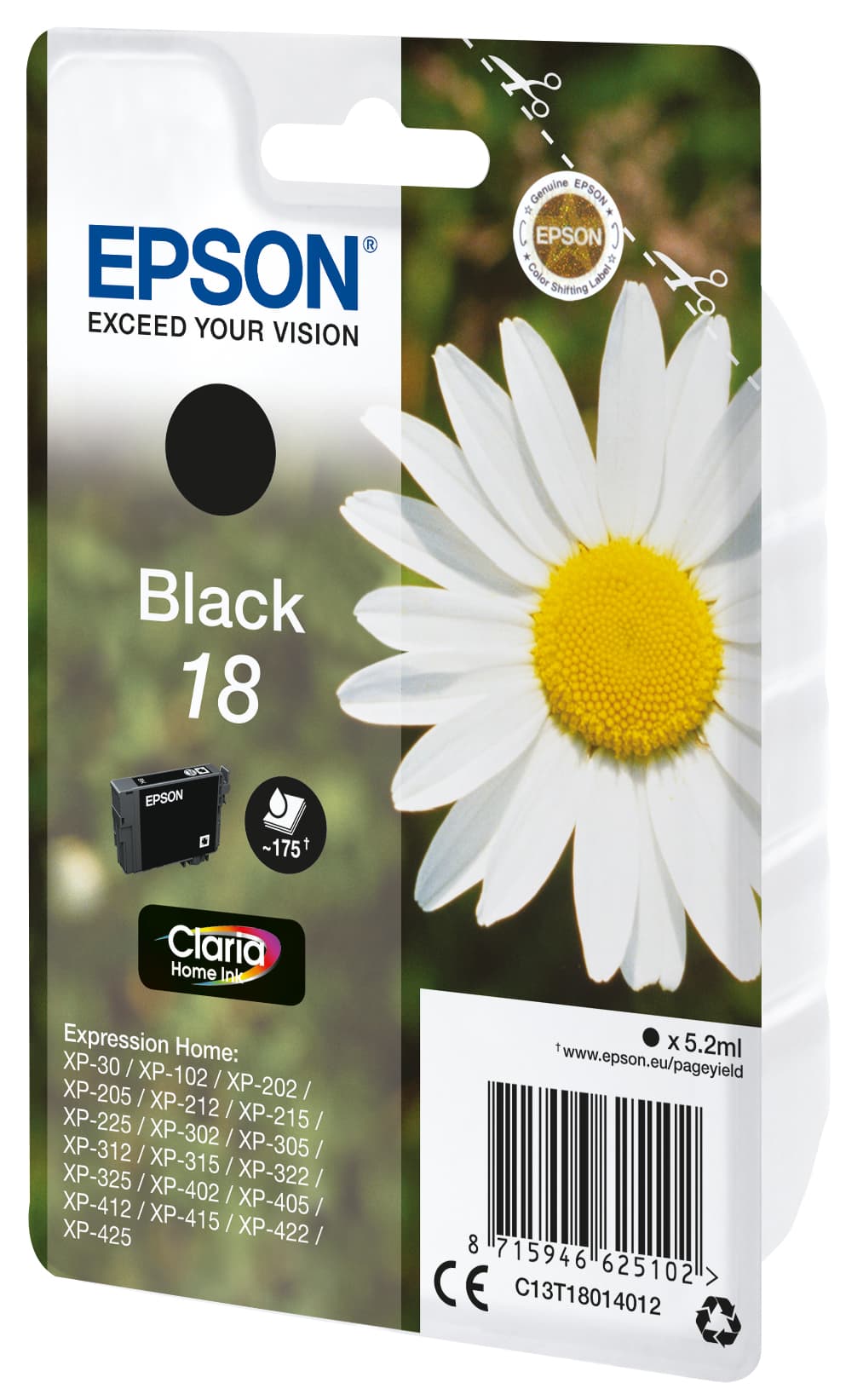 Epson Daisy 18 Conjunto individual preto Claria Home Margarida, miniatura 8