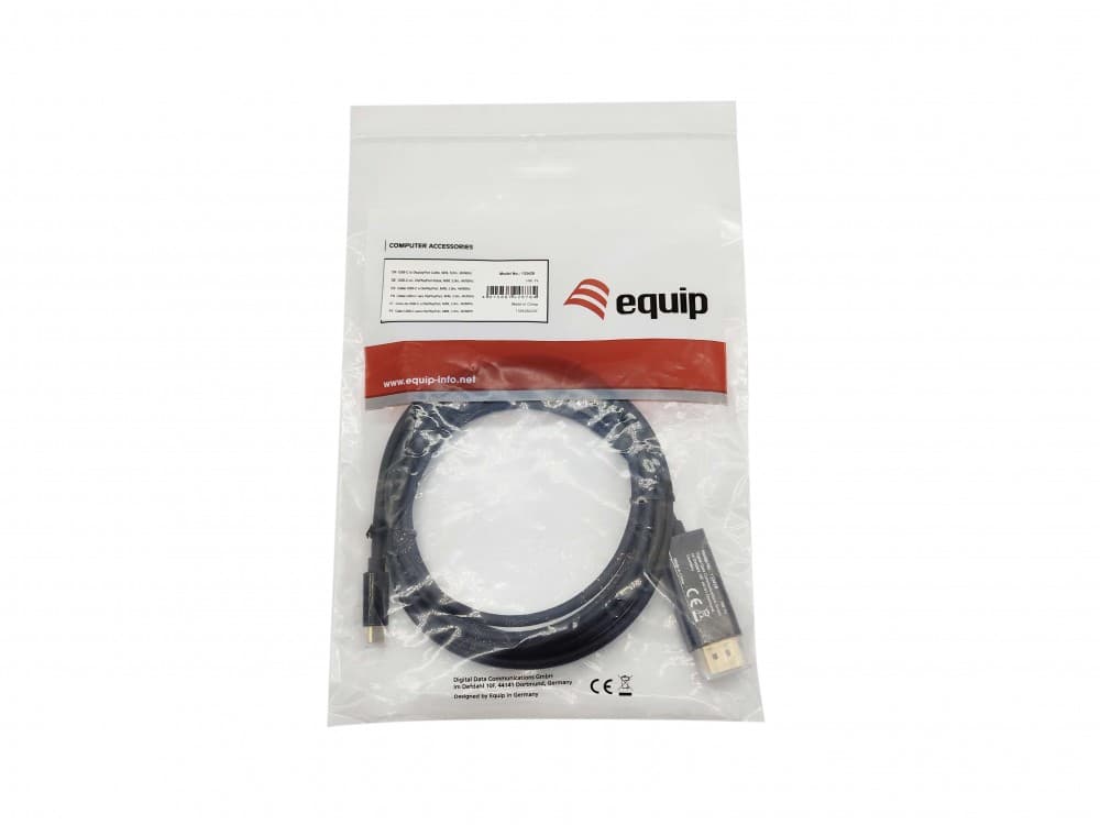 EQUIP CABO USB-C TO DISPLAYPORT M/M 4K/60HZ ABS SHELL 3.0MT, miniatura 4