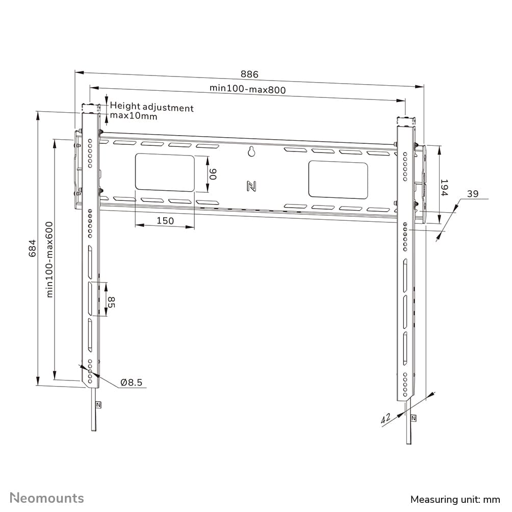 Neomounts WL30-750BL18, miniatura 20