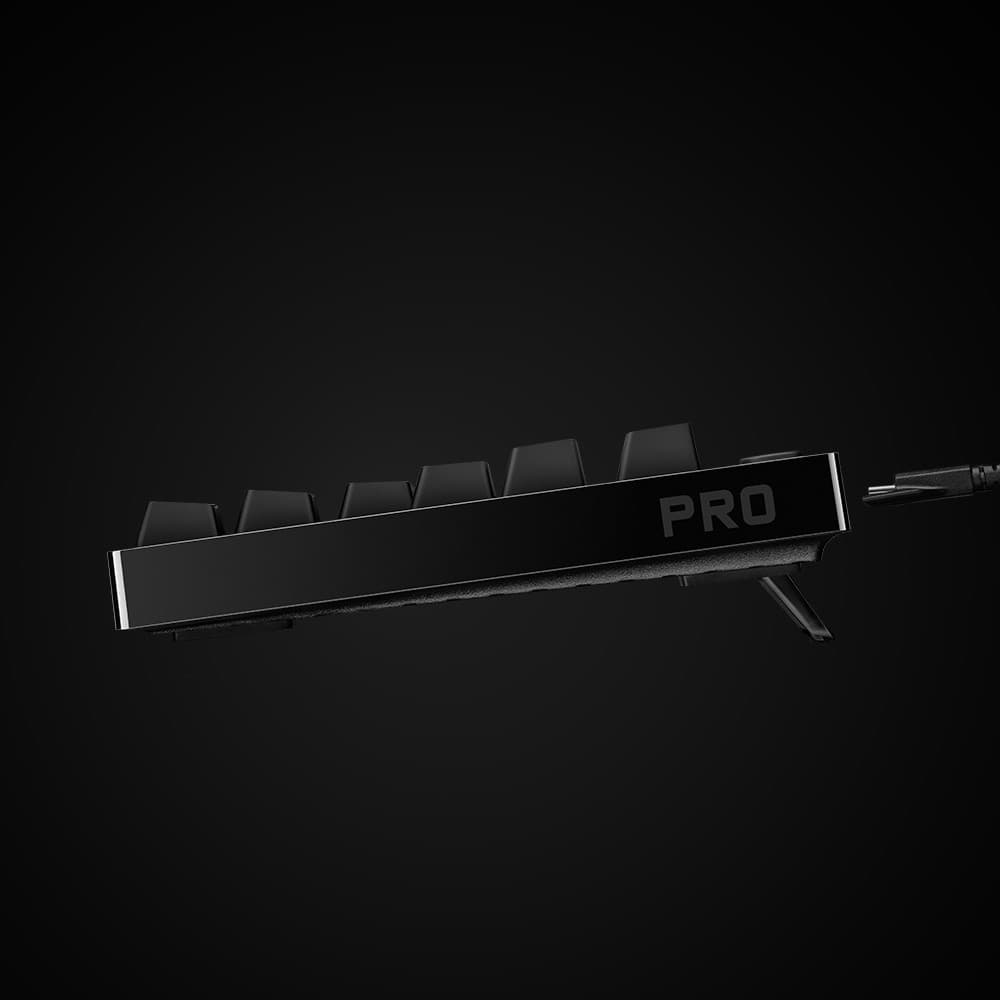 Logitech G Pro Mechanical Gaming Keyboard - Teclado - luz traseira - USB - Padrão internacional americano - interruptor: GX Blue Clicky - preto, miniatura 7