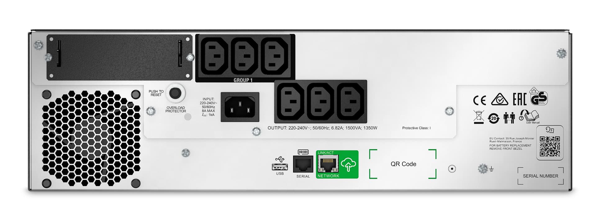 APC SMTL1500RMI3UC, miniatura 2
