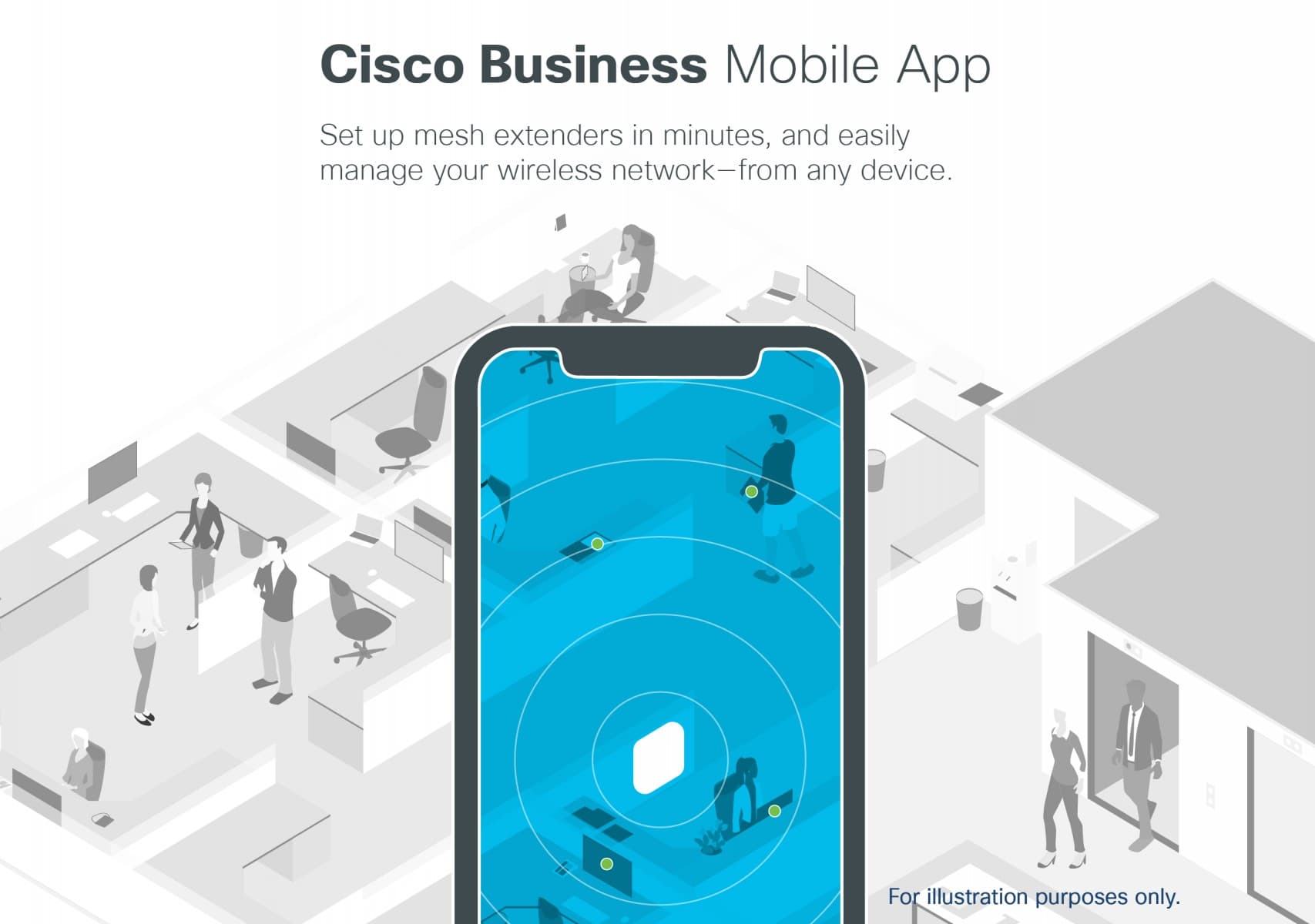Cisco Business 140AC - Ponto de acesso sem fios - Wi-Fi 5 - 2.4 GHz, 5 GHz, miniatura 5