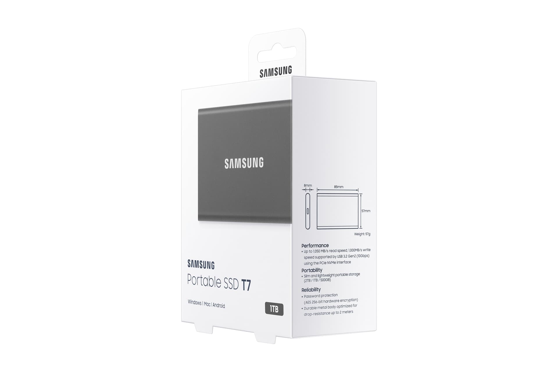 Samsung Portable SSD T7, miniatura 11