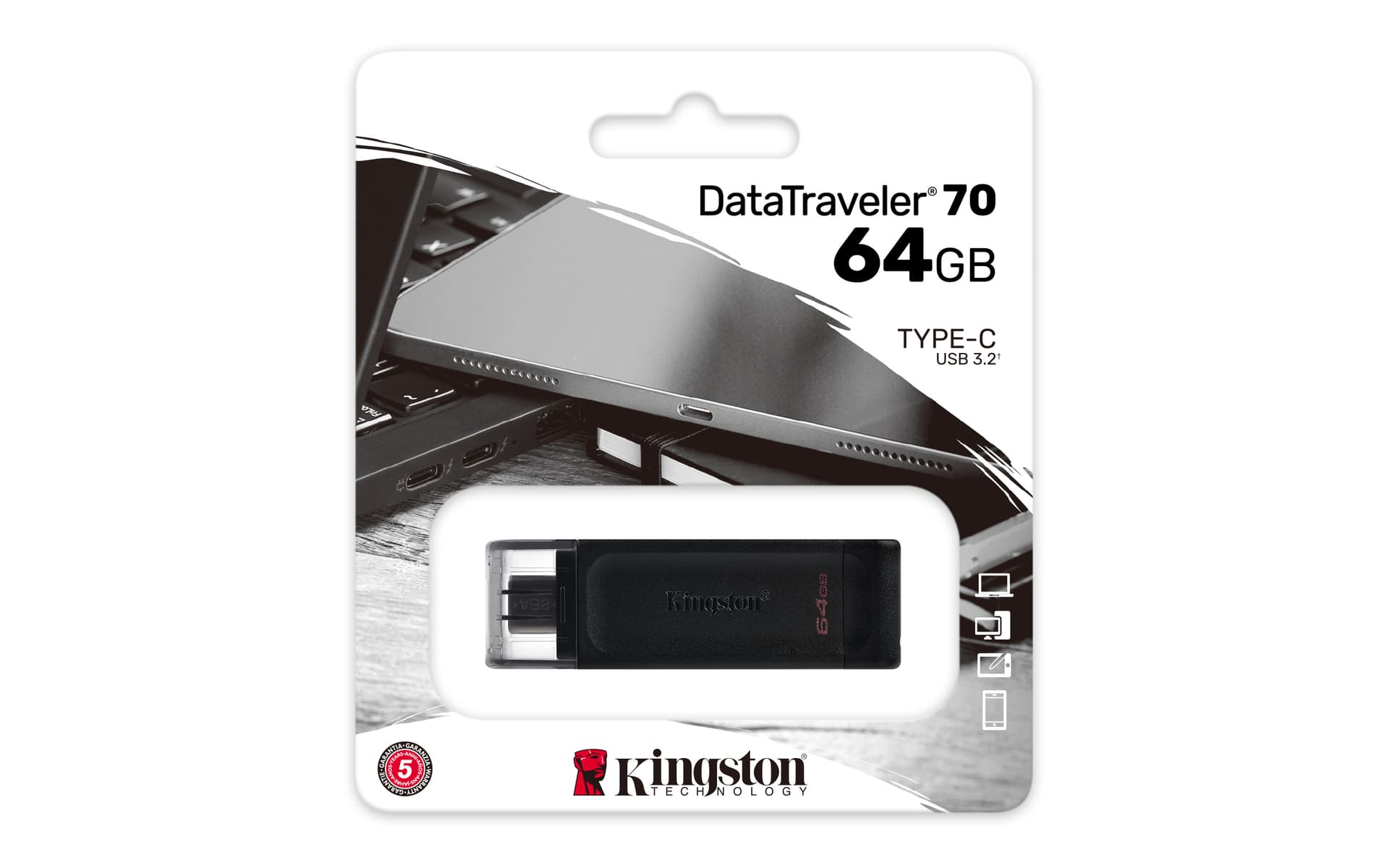 Kingston Technology DataTraveler 70, miniatura 5