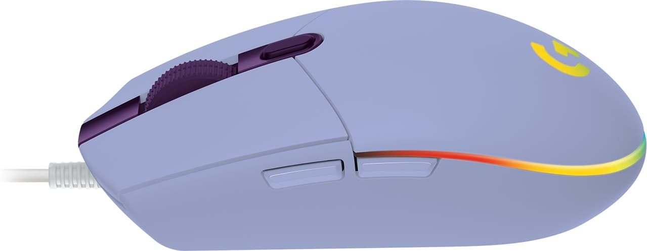 Logitech Gaming Mouse G102 LIGHTSYNC - Rato - para direita - óptico - 6 botões - com cabo - USB - lilás, miniatura 3