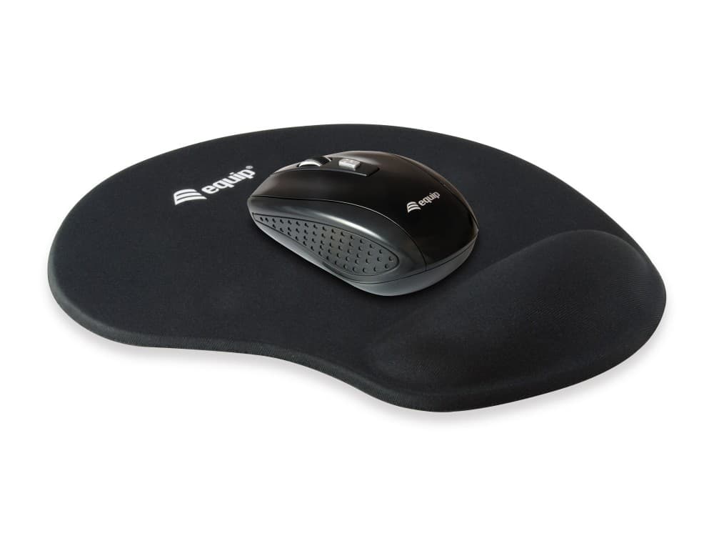EQUIP LIFE TAPETE RATO C/ APOIO PULSO GEL BLACK, miniatura 2