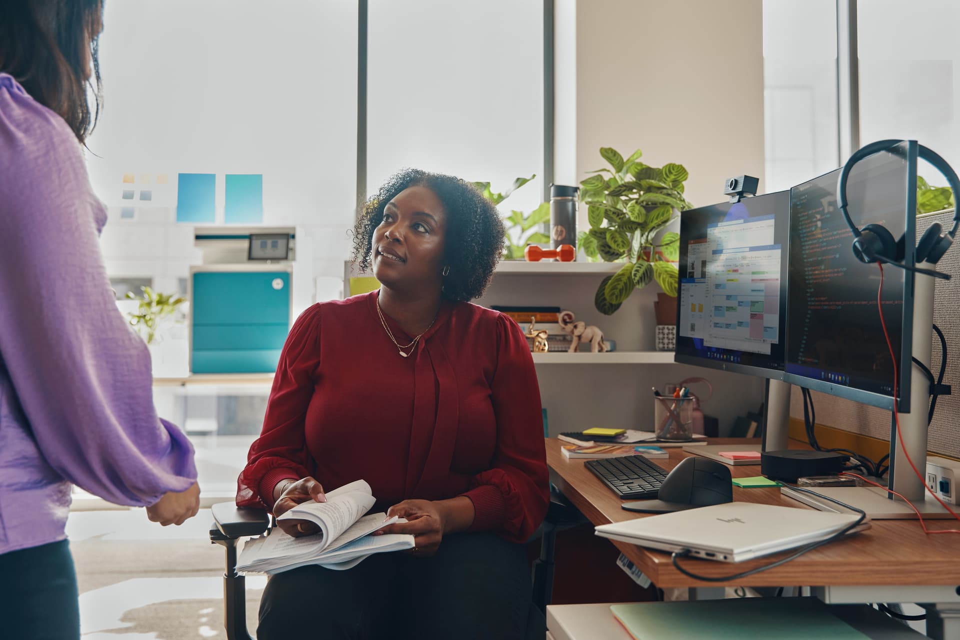 HP Poly Headset Estéreo Poly Blackwire 3320 com USB-C certificado para Microsoft Teams + Adaptador USB-C/A, miniatura 5