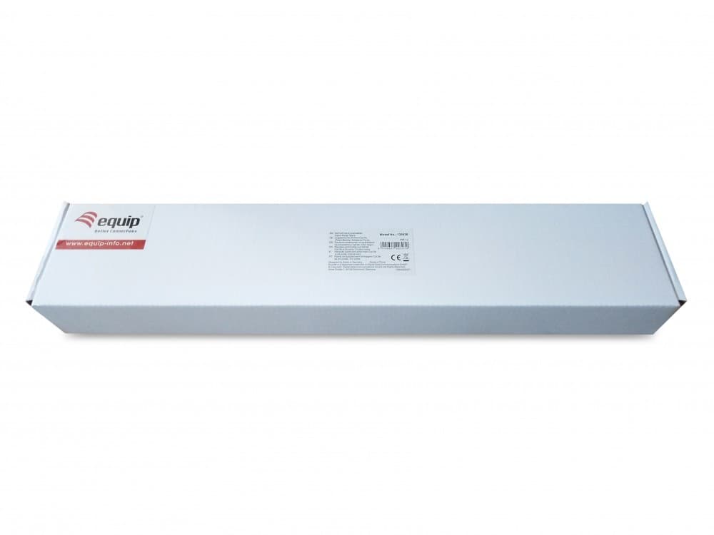 EQUIP PATCH PANEL 19" CAT6 UTP 24PORT 1U PRETO BASIC, miniatura 2