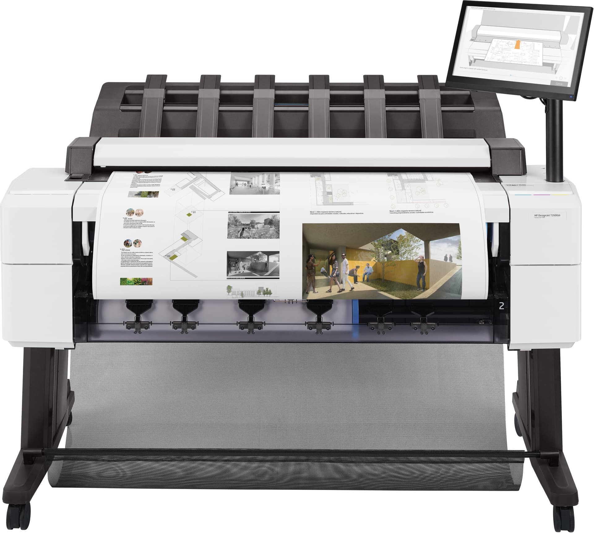 HP Designjet T2600 36-in PostScript Multifunction Printer, miniatura 2