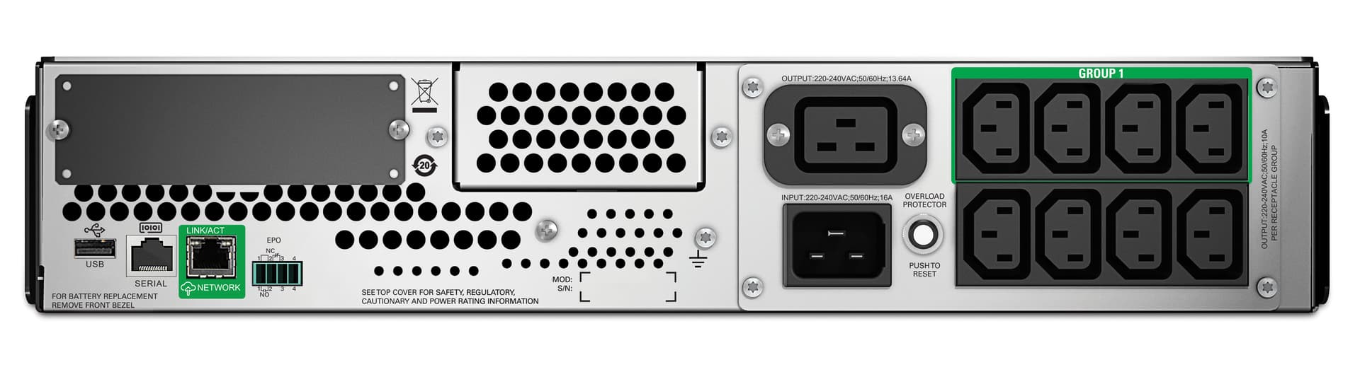 APC Smart-UPS 2200VA LCD RM 2U 230V with SmartConnect, miniatura 2