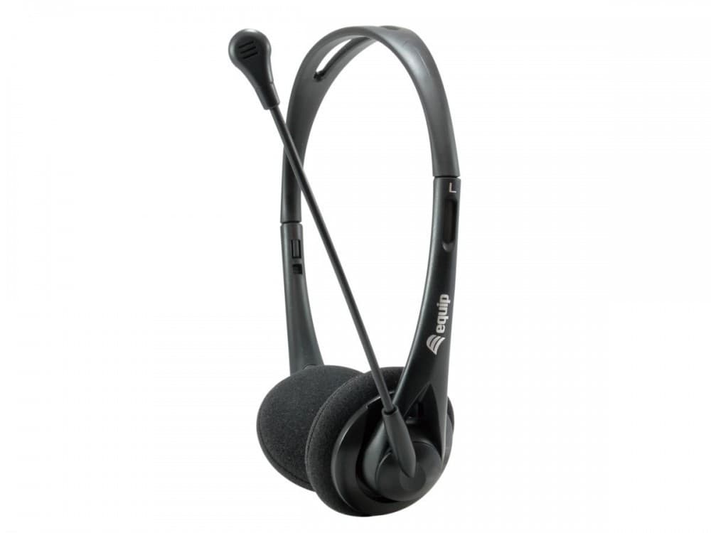 EQUIP LIFE HEADSET C/MICRO C/COMAN VOL 3.5"+ ADAP 2 JACKS #CAMPANHA#, miniatura 2