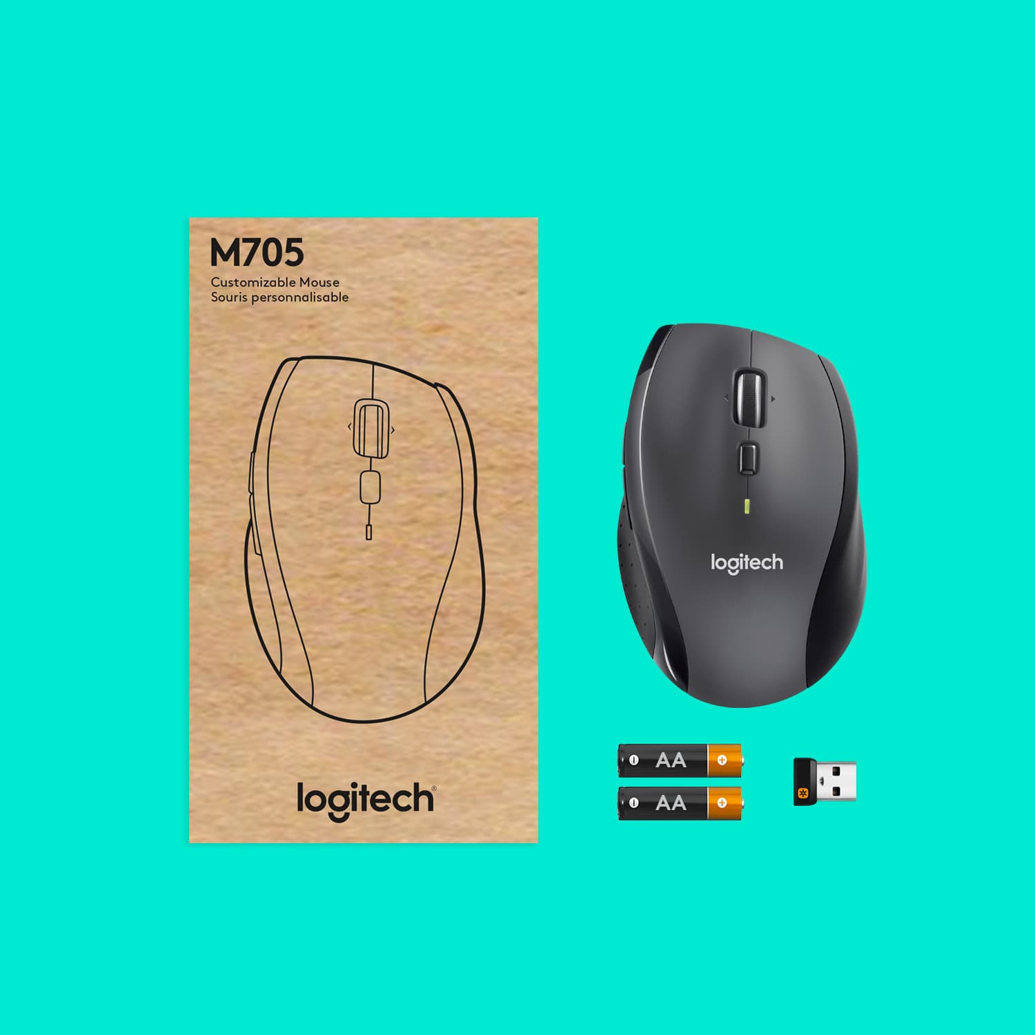 Logitech Customizable Mouse M705, miniatura 9