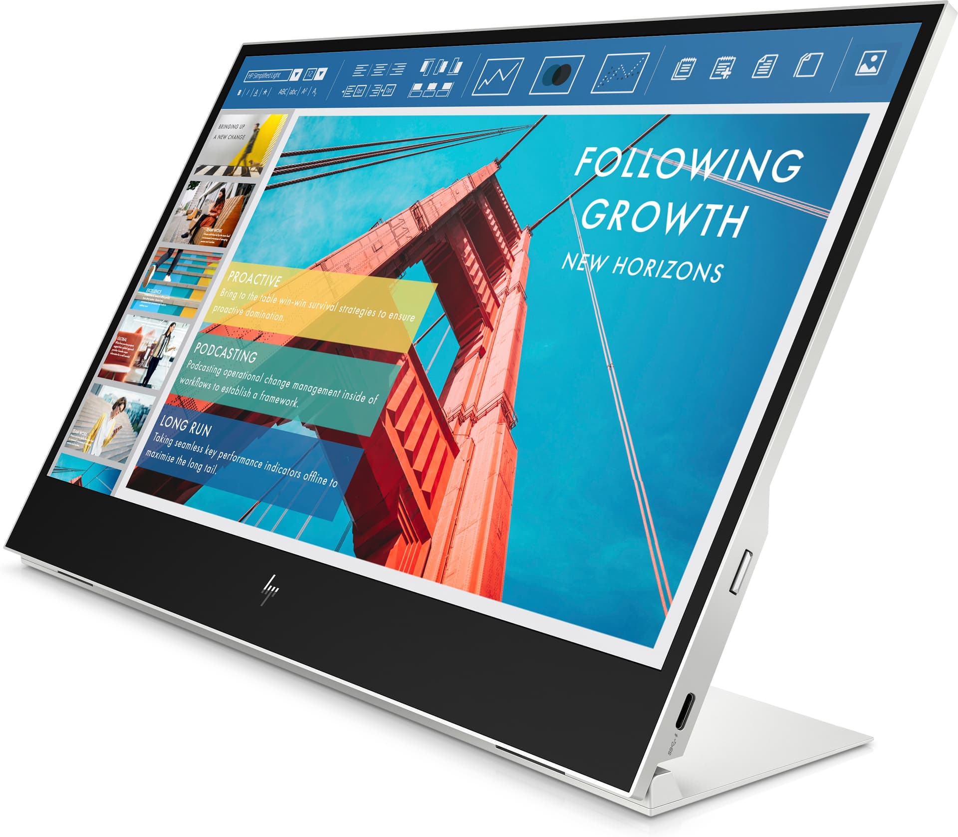 HP E-Series Monitor Portátil E14 G4, miniatura 2
