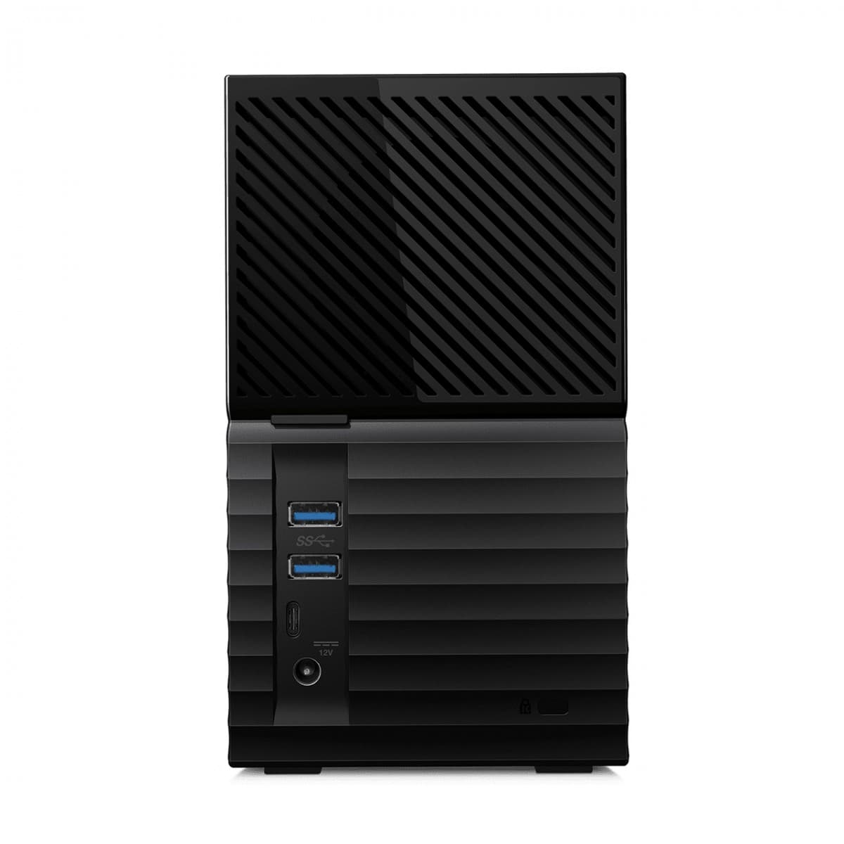 WD My Book Duo WDBFBE0360JBK - Matriz de disco rígido - 36 TB - 2 baias - HDD 18 TB x 2 - USB 3.1 Gen 1 (externo), miniatura 5