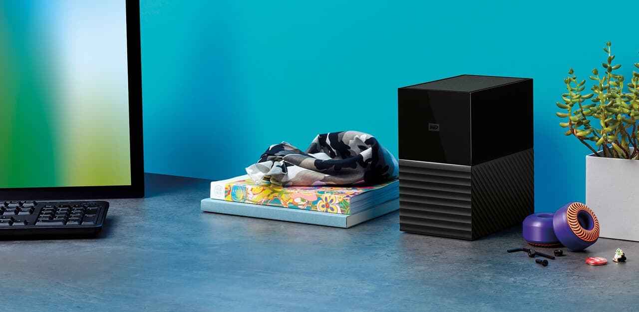 WD My Book Duo WDBFBE0360JBK - Matriz de disco rígido - 36 TB - 2 baias - HDD 18 TB x 2 - USB 3.1 Gen 1 (externo), miniatura 6